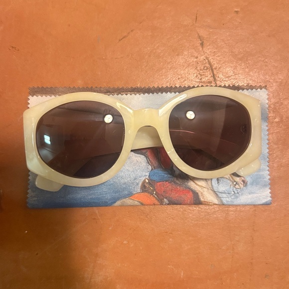 DRIES VAN NOTEN SUNGLASSES WITH THICK TEMPLES- Linda Farrow collab - Picture 2 of 5